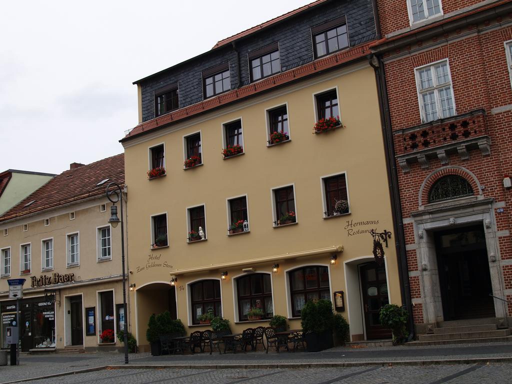 Hotel Zum Goldenen Stern Jüterbog Exterior foto